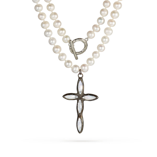 Crystal Cross Necklace